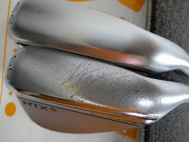 中古 ウェッジ クリーブランド RTX-6 ZIPCORE 52-10 56-12 2ホンセット