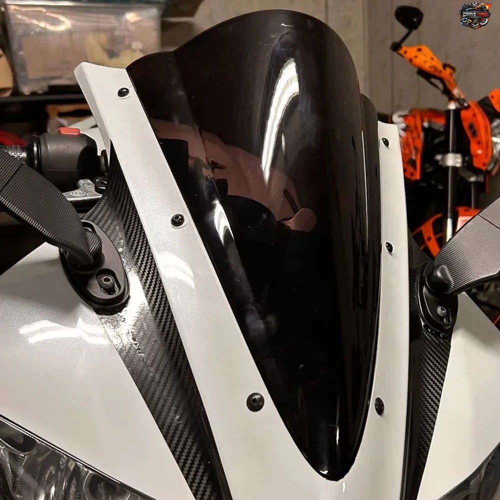 ヤマハ 25 ウインドシールド ウインドスクリーン ウインドディフレクター ダブルバブルスクリーン R-125 2008-2011 2012 2014 2013 2015 -