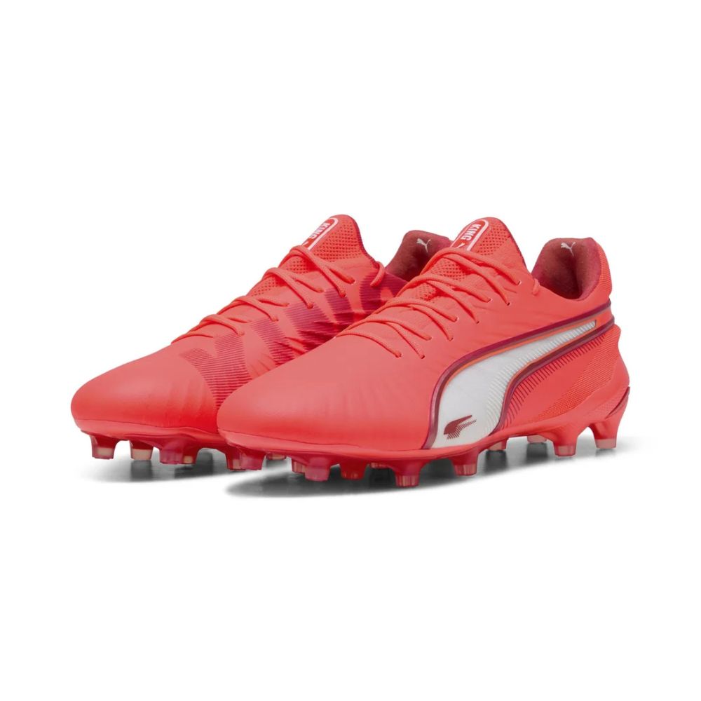 プーマ（PUMA） サッカースパイクシューズ キング アルティメット FG/AG グローイングレッド/プーマホワイト/レッドファイア 108303-01