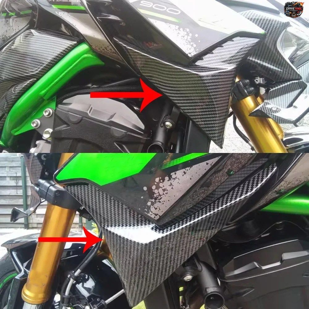 2024 Z900 ラジエーターカバーパネルサイドフェアリングシャーシキャビンプロテクターガードカワサキ2020-23用オートバイ部品