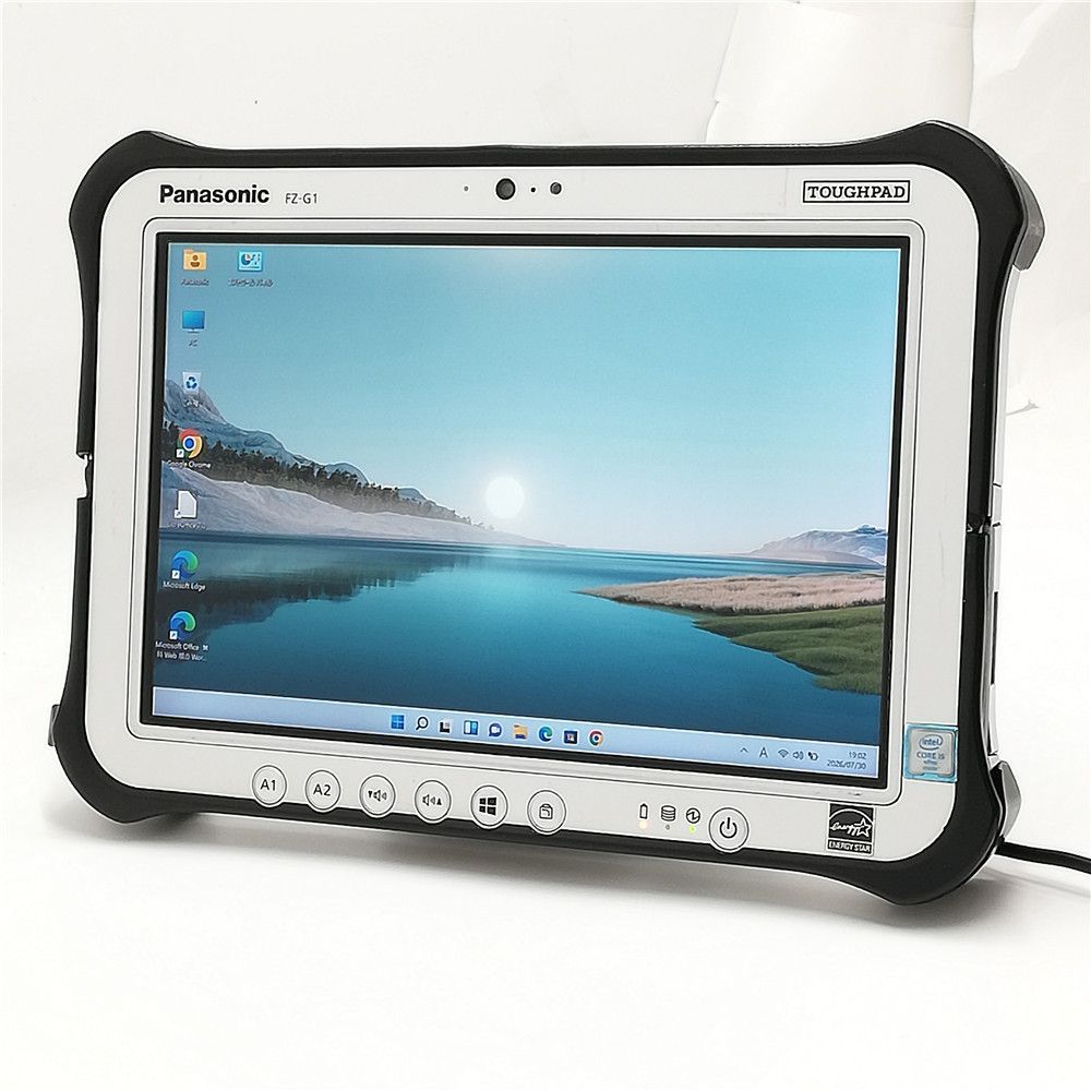 激安 Wi-Fi有 パナソニック 中古タブレット タフパッド FZ-G1R3001VJ Core i5 128GB 高速SSD 無線LAN カメラ Windows11 Office済 即使用可