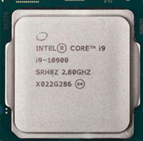 Intel Core i9-10900 SRH8Z 10C 20T 2.8GHz to 5.2GHz Socket 1200 Comet Lake 14NM 20MB 65W Apr 2020