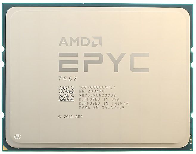 AMD EPYC 7662 64C 2GHz 3.3GHz Socket SP3 256MB 225W DDR4-3200