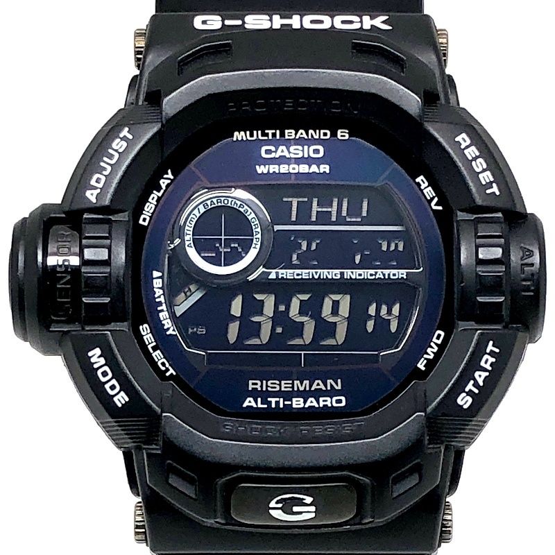 G-SHOCK ジーショック GW-9200BWJ-1 RISEMAN Garish Black 電波ソーラー ツインセンサー マットブラック 2012年5月発売 G-SHOCK ジーショック GW-9200BWJ-1 RISEMAN Garish Black 電波