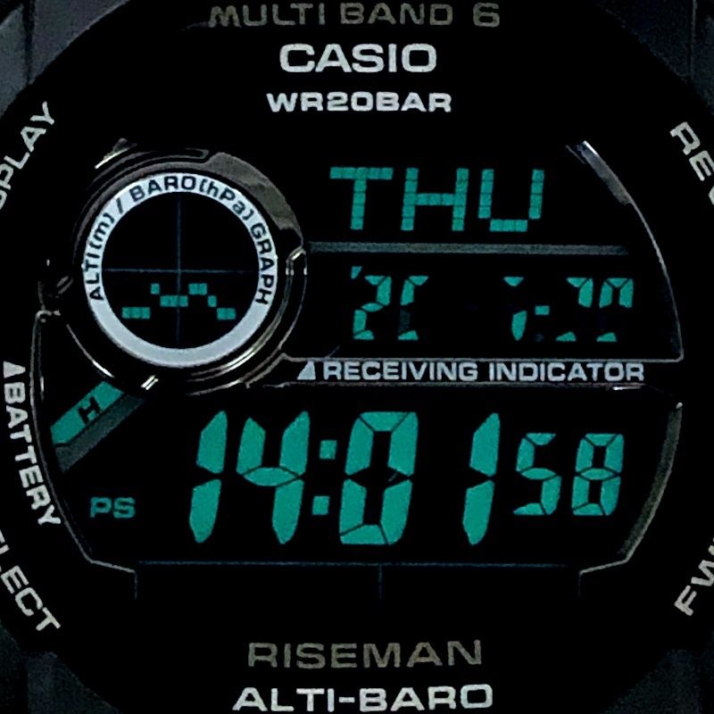 G-SHOCK ジーショック GW-9200BWJ-1 RISEMAN Garish Black 電波ソーラー ツインセンサー マットブラック 2012年5月発売 G-SHOCK ジーショック GW-9200BWJ-1 RISEMAN Garish Black 電波