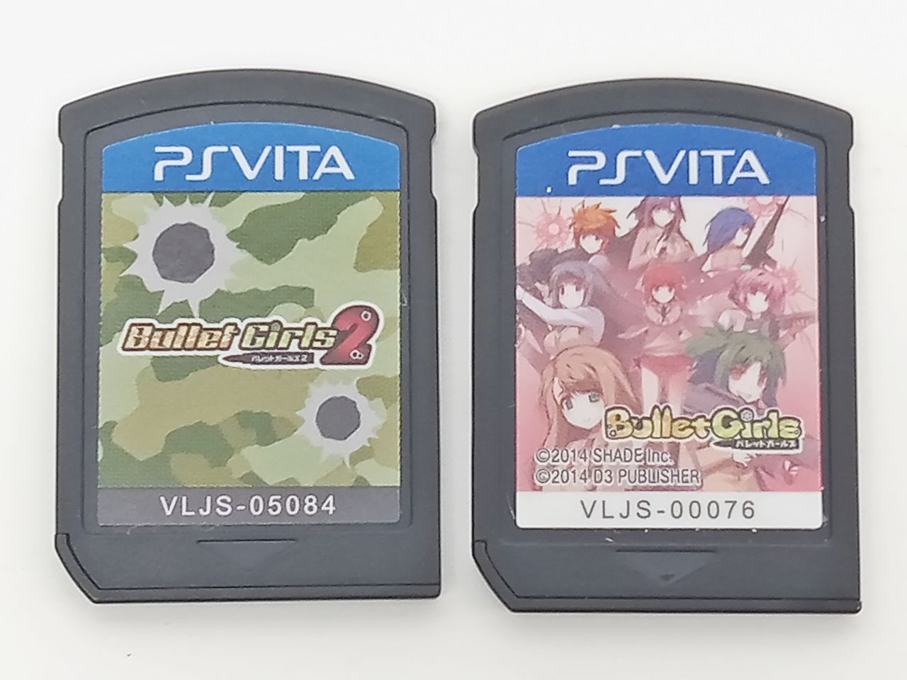 PSVITAソフト バレットガールズ バレットガールズ2 2点セット 本体