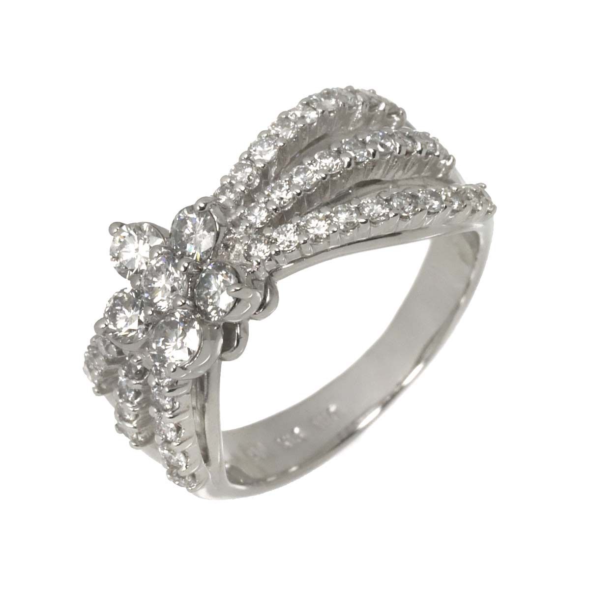 ポンテヴェキオ Ponte Vecchio 11号 リング ダイヤ 1.01ct K18 WG ホワイトゴールド 750 指輪 Diamond Ring 90330252