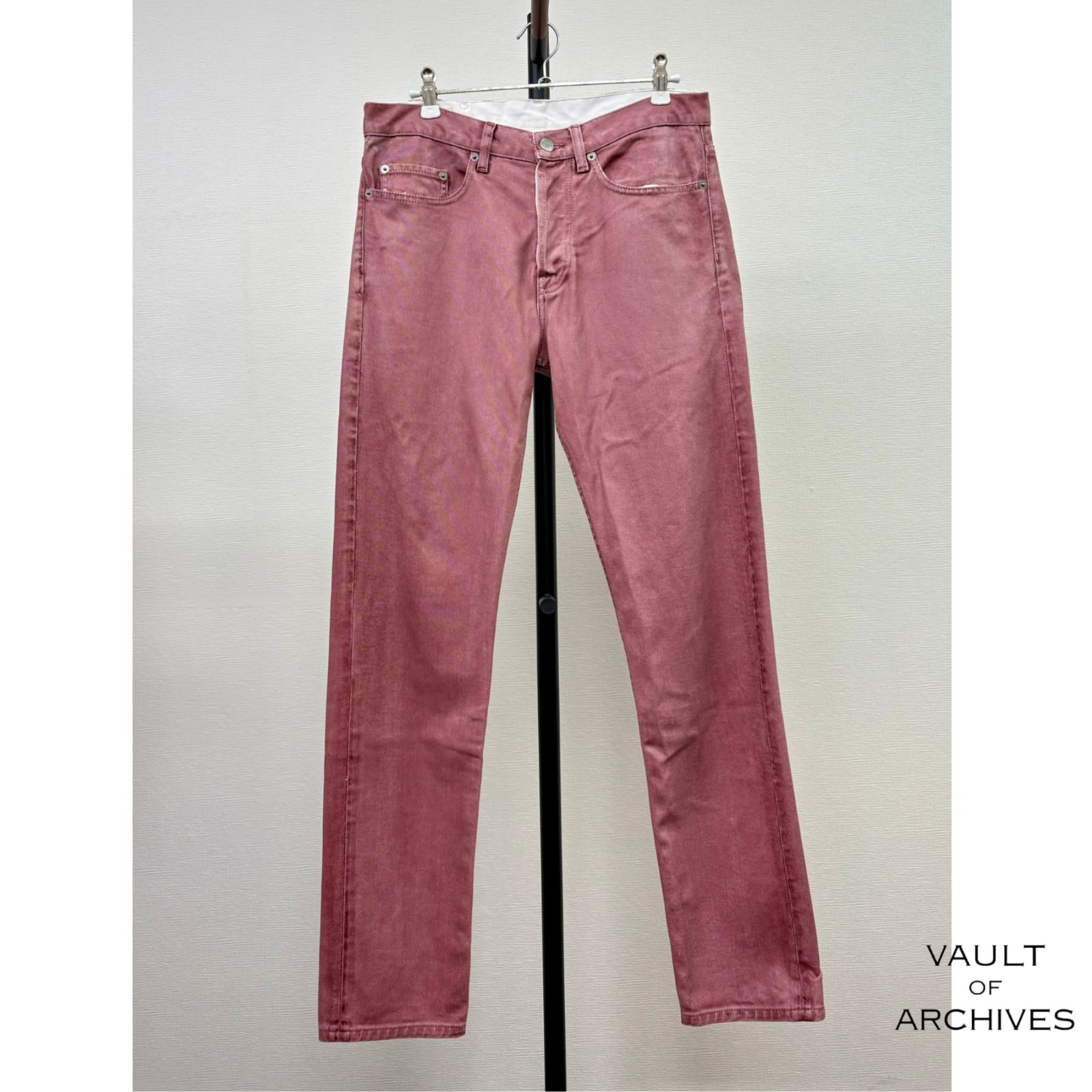 DRIES VAN NOTEN ドリスヴァンノッテン|2012AW ピンクコーティングデニム