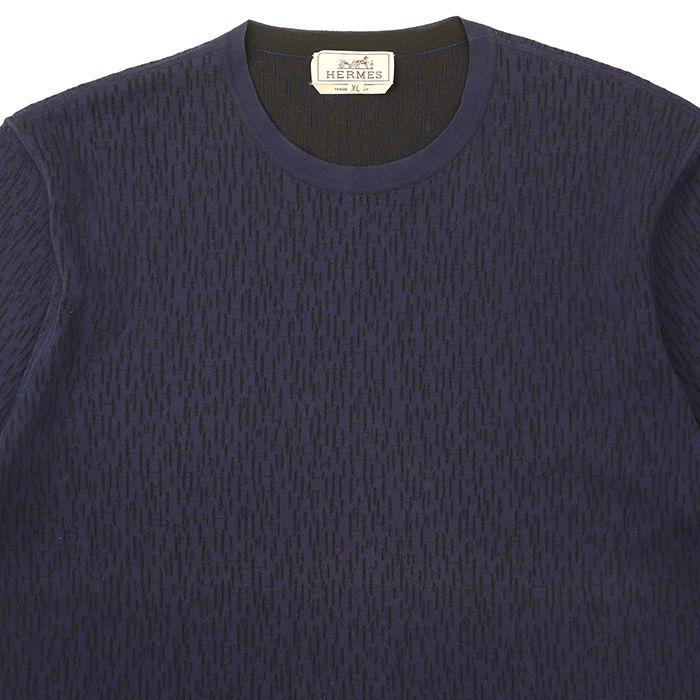 SALE】HERMES エルメス サマーニット サイズ XL メンズ Hロゴ