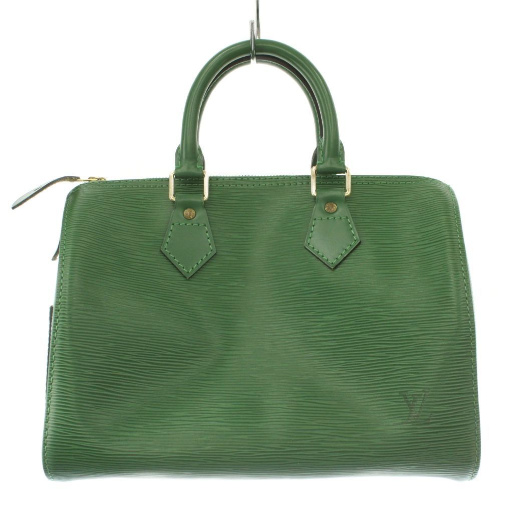 ルイヴィトン LOUIS VUITTON エピ スピーディ25 ハンドバッグ ミニボストン LVロゴ レザー ワンカラー ボルネオグリーン M43014 /BB ■OH