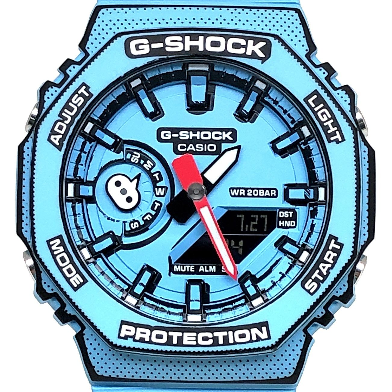G-SHOCK ジーショック GA-2100MNG-2A MANGA THEME マンガ 漫画 オクタゴン カシオーク LEDライト ブルー 2024年5月発売