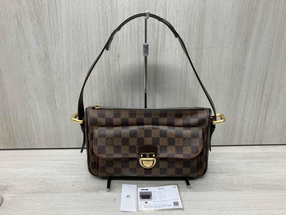 【鑑定書付き】LOUIS VUITTON ルイヴィトン ダミエ VI0077 ラヴェッロGM ワンショルダーバッグ