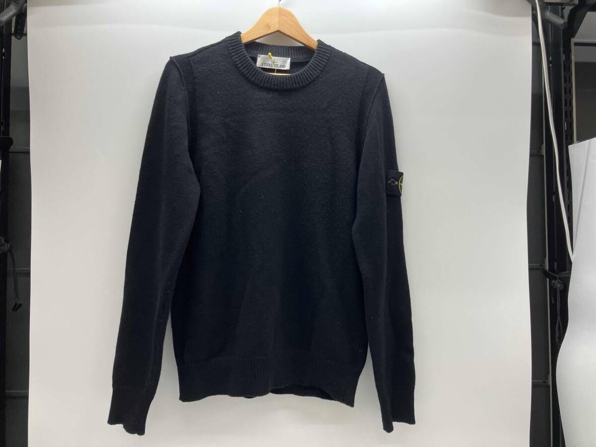 ストーンアイランド ニット セーター コンパスロゴ ワッペン 長袖 XL 秋冬 STONE ISLAND ストーンアイランド 長袖ニット コンパスロゴ