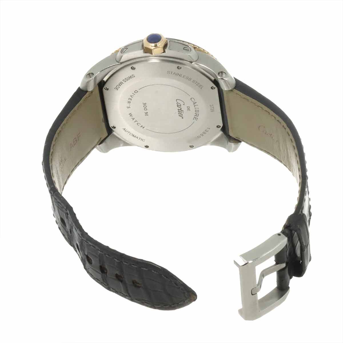 カルティエ Cartier カリブル ドゥ カルティエ ダイバー コンビ W7100055 メンズ 腕時計 K18PG 自動巻き Calibre de cartier 90335859