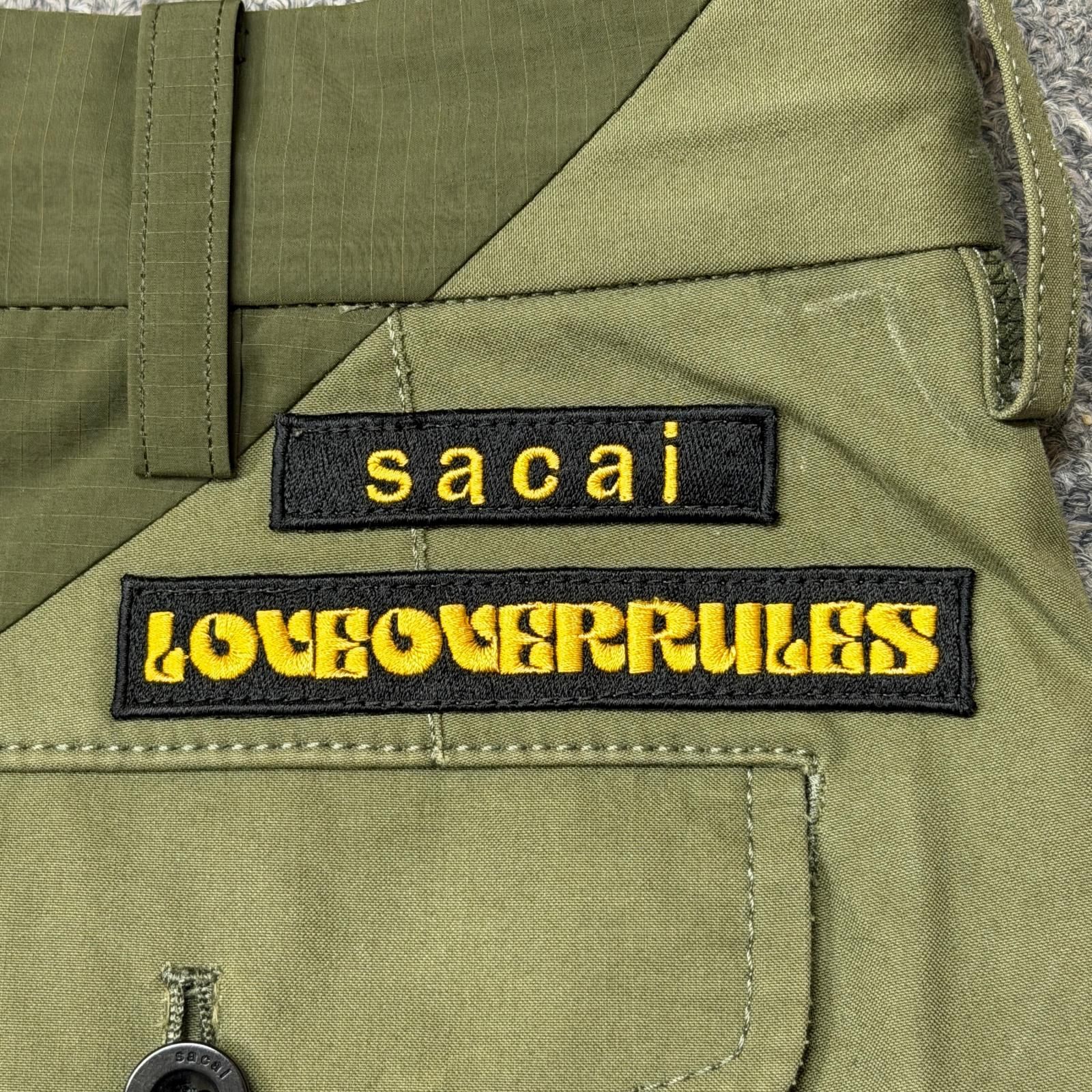 sacai × Hank Willis Thomas 21SS カーゴパンツ トラウザー サカイ