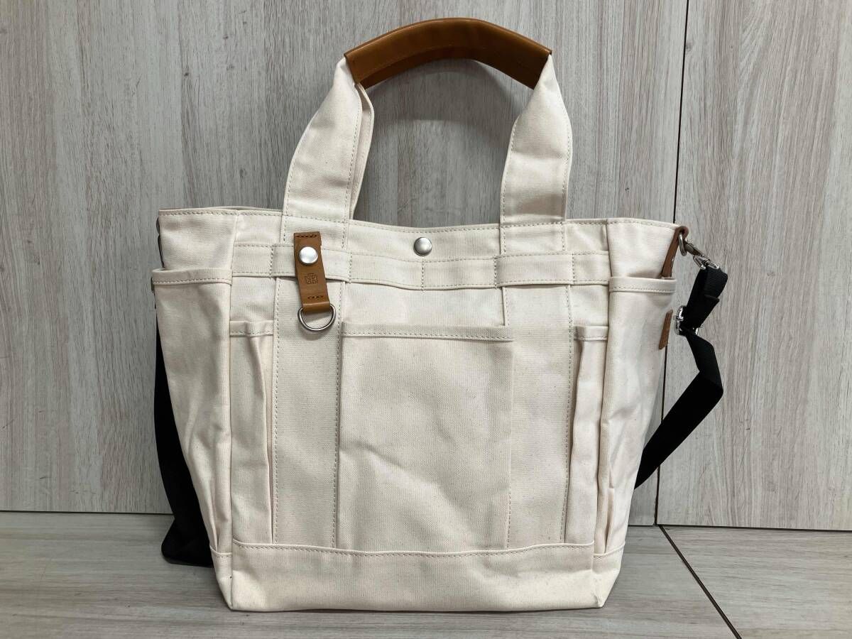 kAWANISHI KABAN カワニシカバン トートバック 生成り ショルダー別物