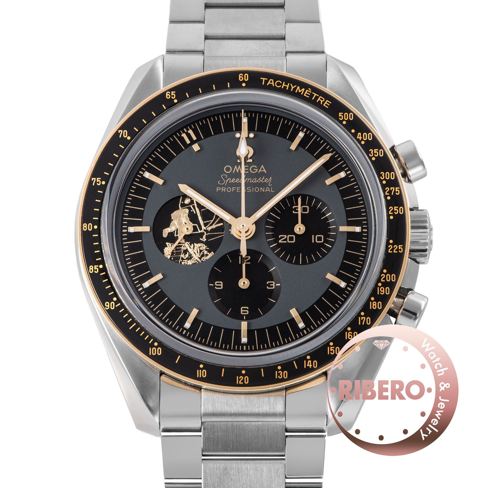 OMEGA オメガ スピードマスター アポロ11号50周年記念 310.20.42.50.01.001 6969本限定 SS/YG【中古】
