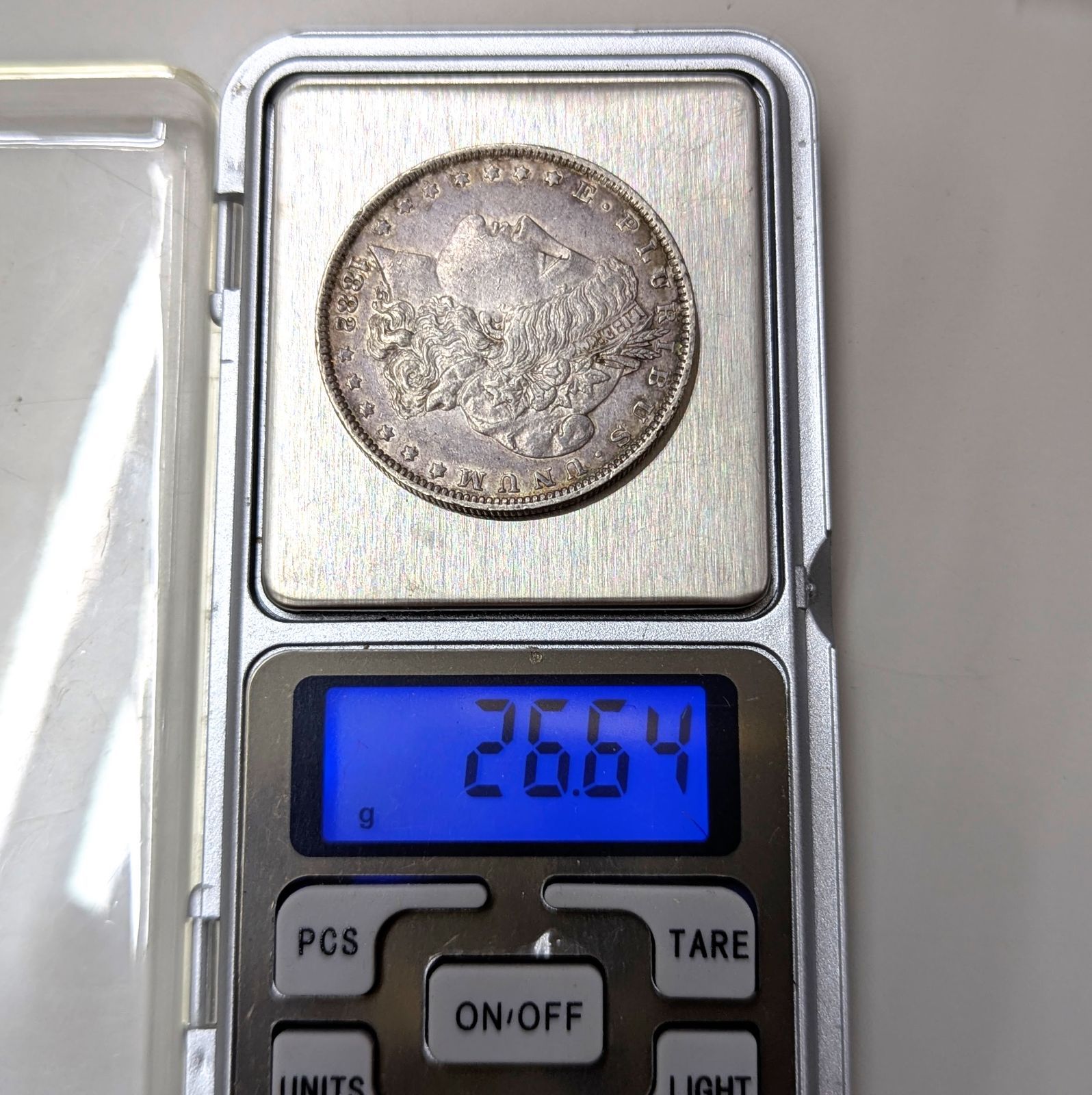 【長州】0624 アメリカ　モルガン　1$銀貨　1882年（O） トーン 1882-O モルガンダラー アメリカ1ドル銀貨 - メルカリ