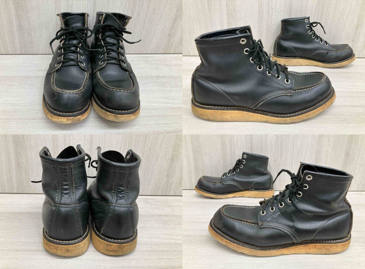 RED WING レッドウィング ブーツ レザー メンズ サイズ 9N ブラック
