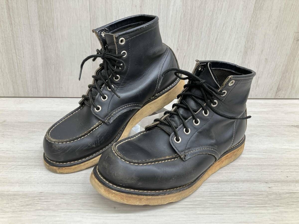 RED WING レッドウィング ブーツ レザー メンズ サイズ 9N ブラック