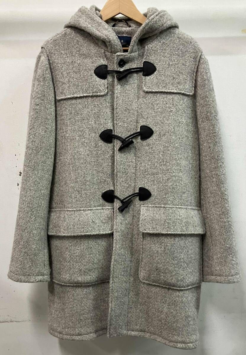 Brooks Brothers ブルックスブラザーズ ダッフルコート ウール テキスチャード ダッフルコート ベージュ サイズM イタリア製 100115991