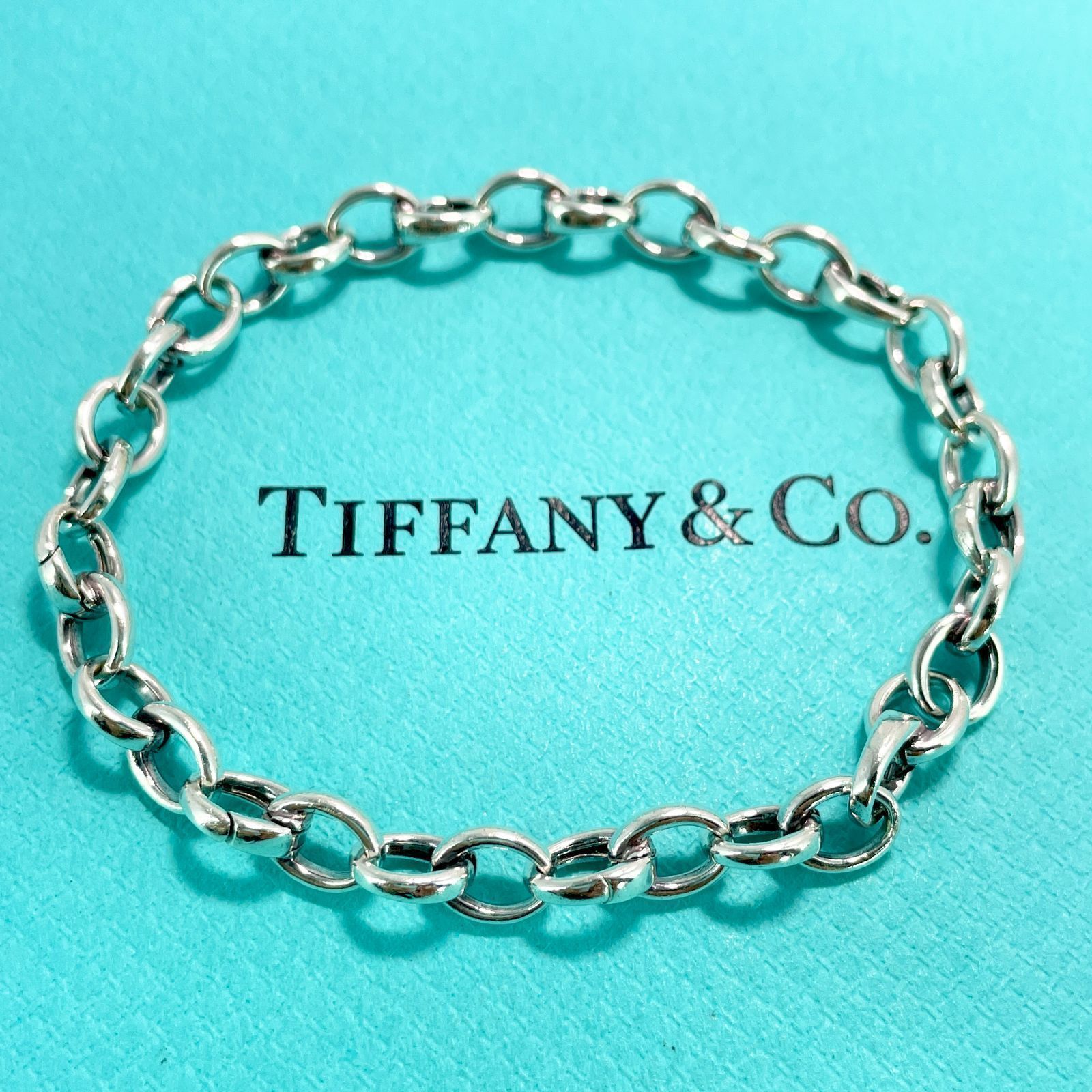 希少 ティファニー クラスプ ブレスレット シルバー 美品 /24-1511S