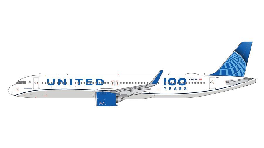 【GJUAL2424】1/400 A321neo ユナイテッド航空 N44550