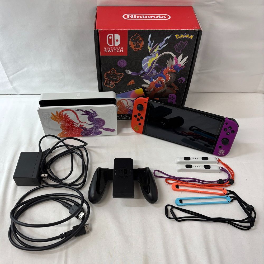 1215◇ゲーム機 Nintendo SWITCH 本体 スカーレット・バイオレット