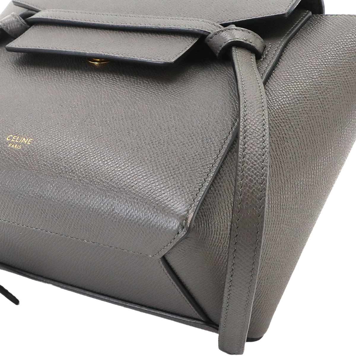 新品同様 セリーヌ CELINE ベルトバッグ ナノ 2way ハンド ショルダー 