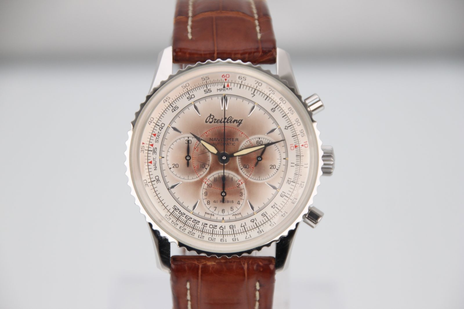ブライトリング モンブリラン A30030.2 Silver文字盤 Automatic 38mm メンズ 腕時計 Bランク