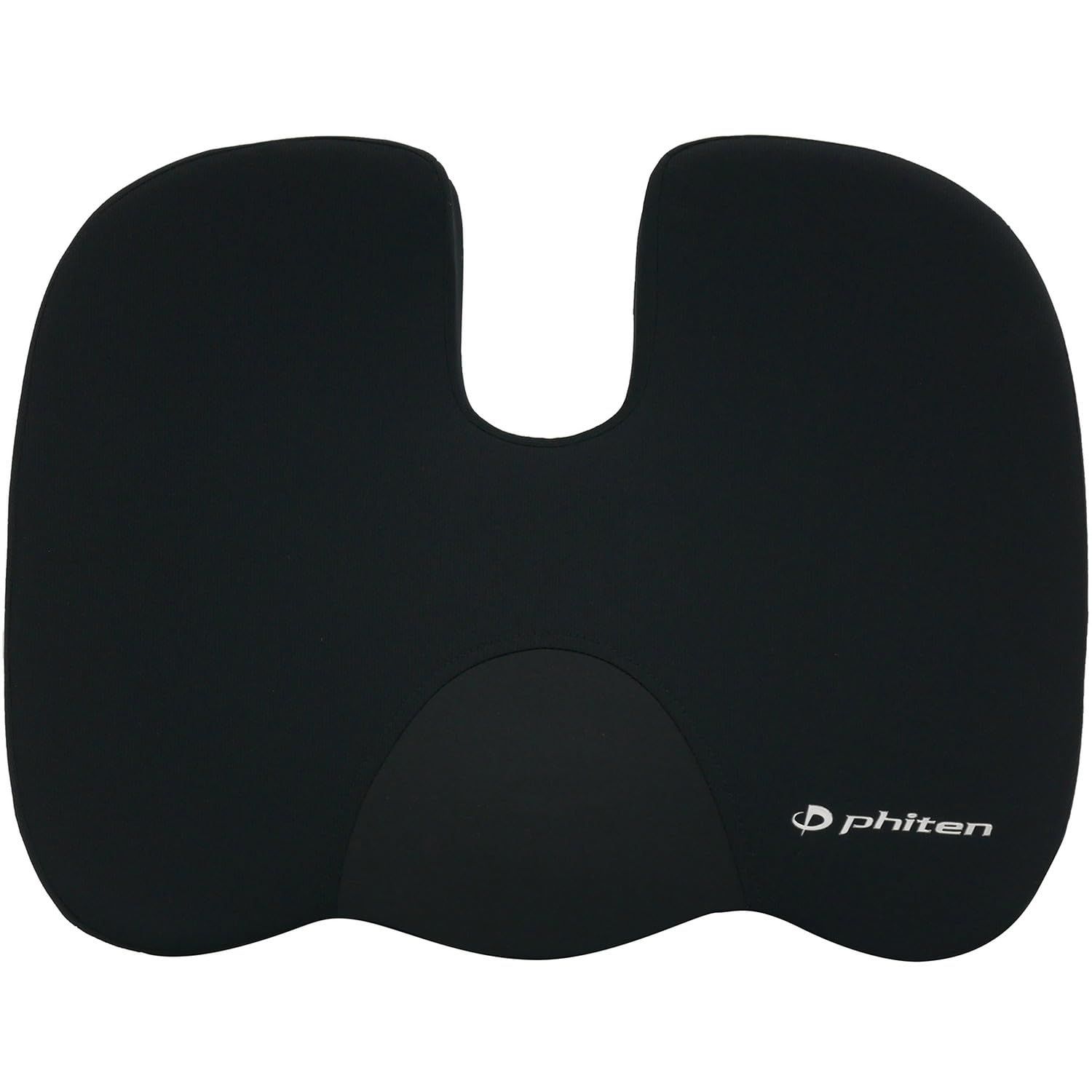 ボンフォーム(BONFORM) シートクッション ファイテンリュクス 立体ヒップ型 サイズ:450×350×65mm カラー:ブラック アクアチタン使用 低反発 疲労対策 5822-37BKas 360afa74 7,336円