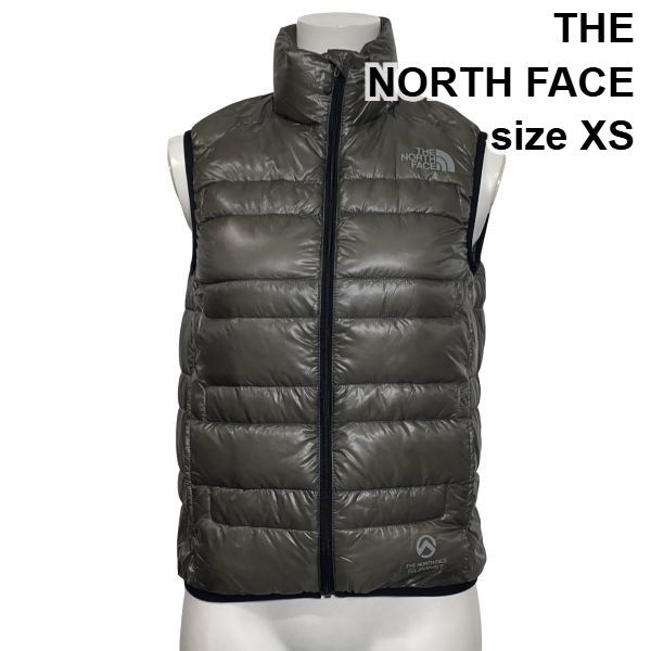 ◆ ザノースフェイス THE NORTH FACE ライトヒートベスト ジレ SUMMIT ノースリーブ ライトダウン カーキ XS 5号 レディース S6I440