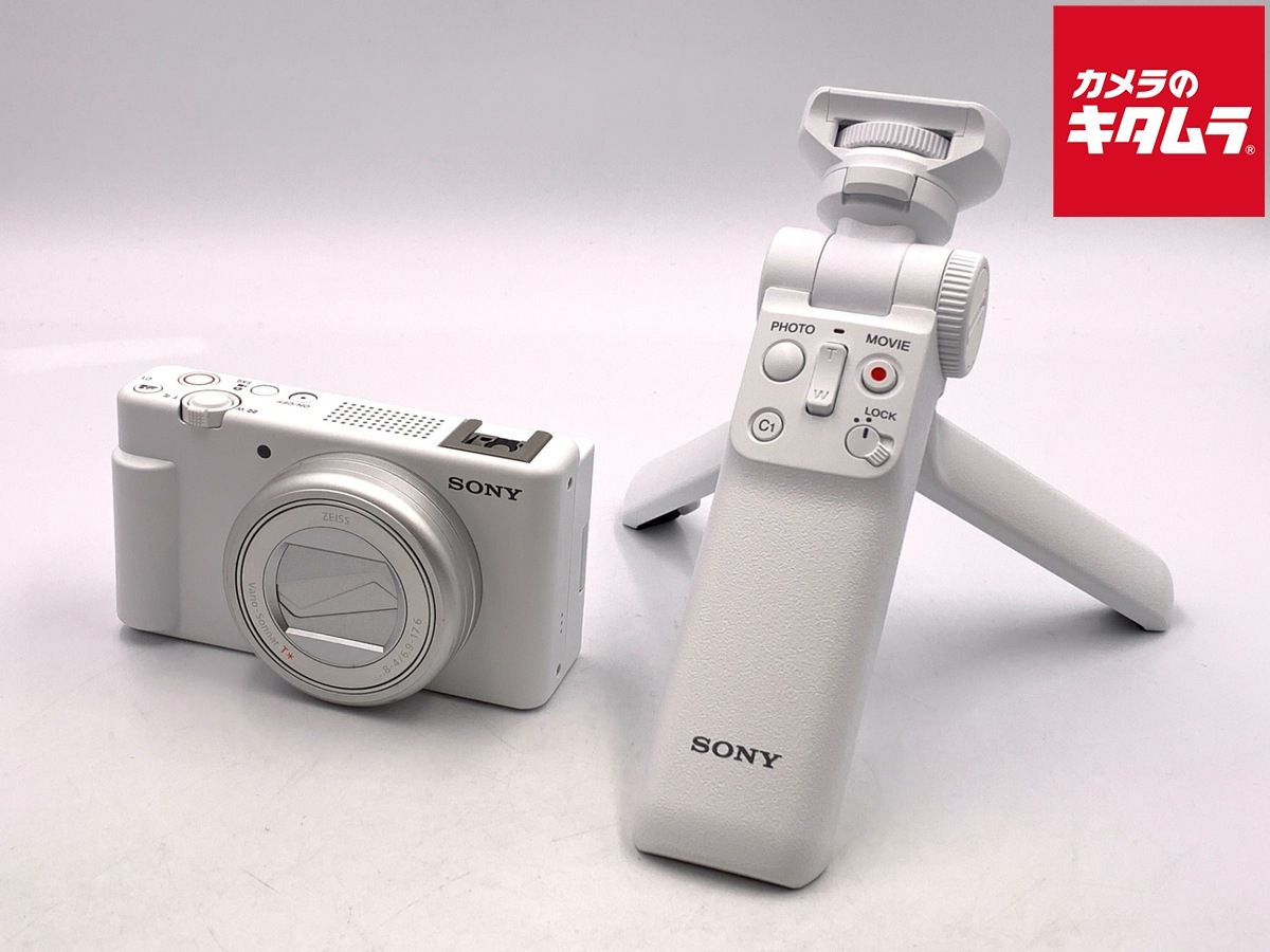 【中古】 【並品】 ソニー VLOGCAM ZV-1M2G W シューティンググリップキット ホワイト