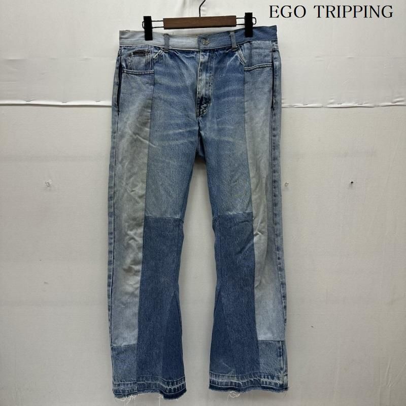 エゴトリッピング LOOSE BOOTSCUT 再構築 リメイク ブーツカット デニム パンツ 624054 メンズ - ISItems【USED】【古着】【中古】50163796 10,582円