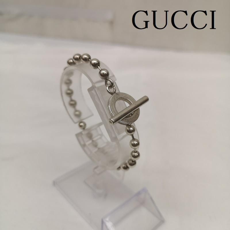 グッチ トグル ボールチェーン シルバー925 ブレスレット メンズ - ISItems【USED】【古着】【中古】50163878
