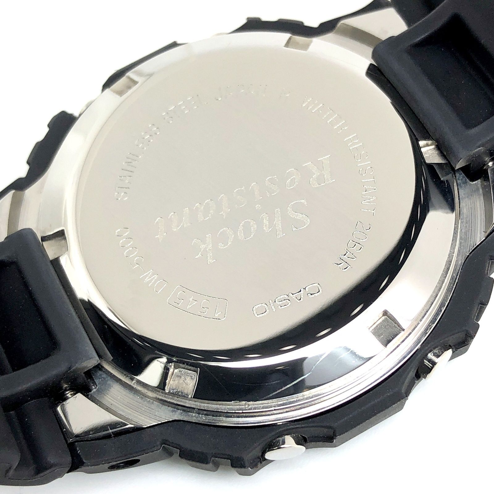 G-SHOCK ジーショック DW-5000-1 M1545 初号機 DW-5000C-1A 復刻モデル