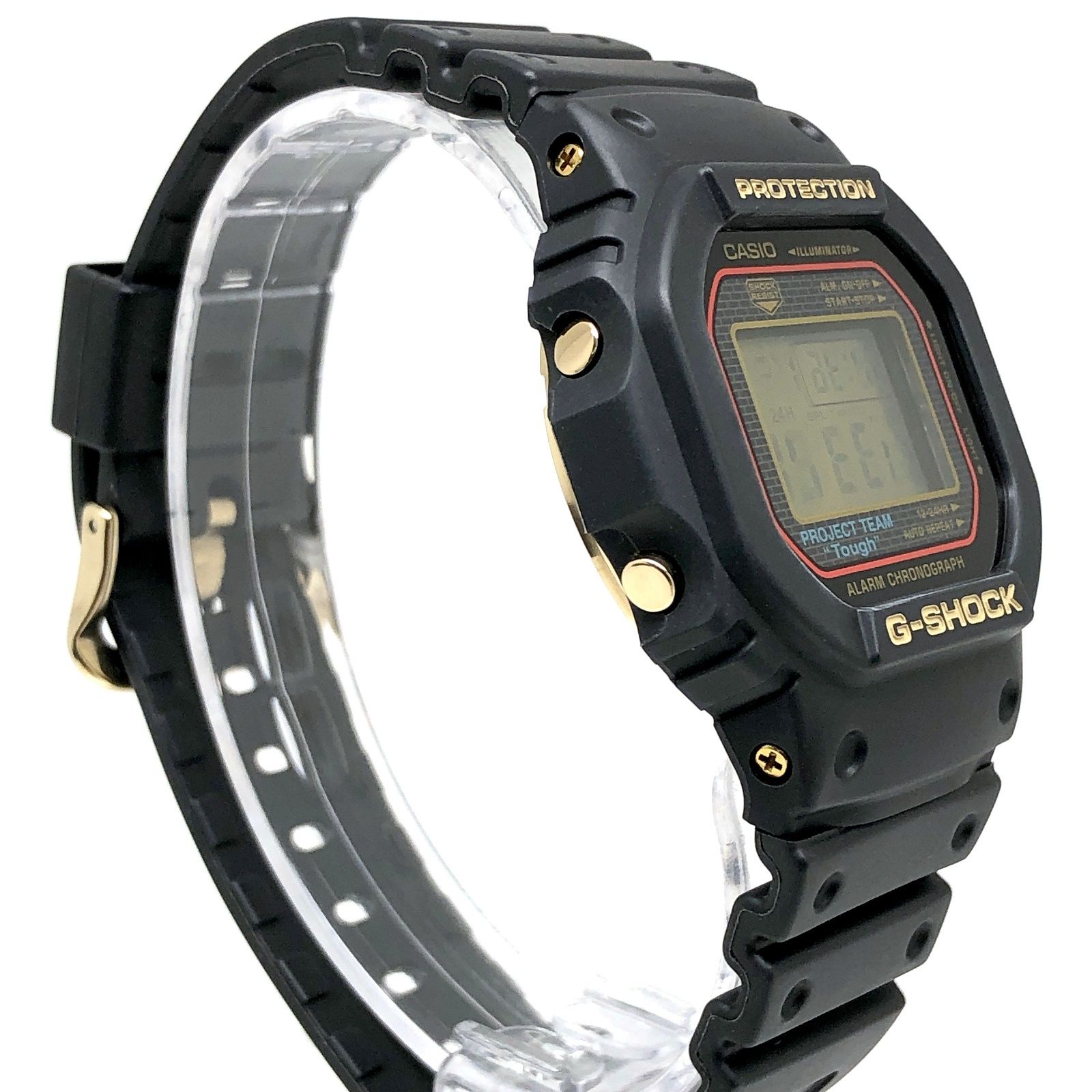 G-SHOCK ジーショック DW-5025SP-1 25th ANNIVERSARY 25周年記念 2008本限定 ゴールドIP スクリューバック 2008年5月発売 G-SHOCK ジーショック DW-5025SP-1 25th ANNIVERSARY 25周年記念 2008