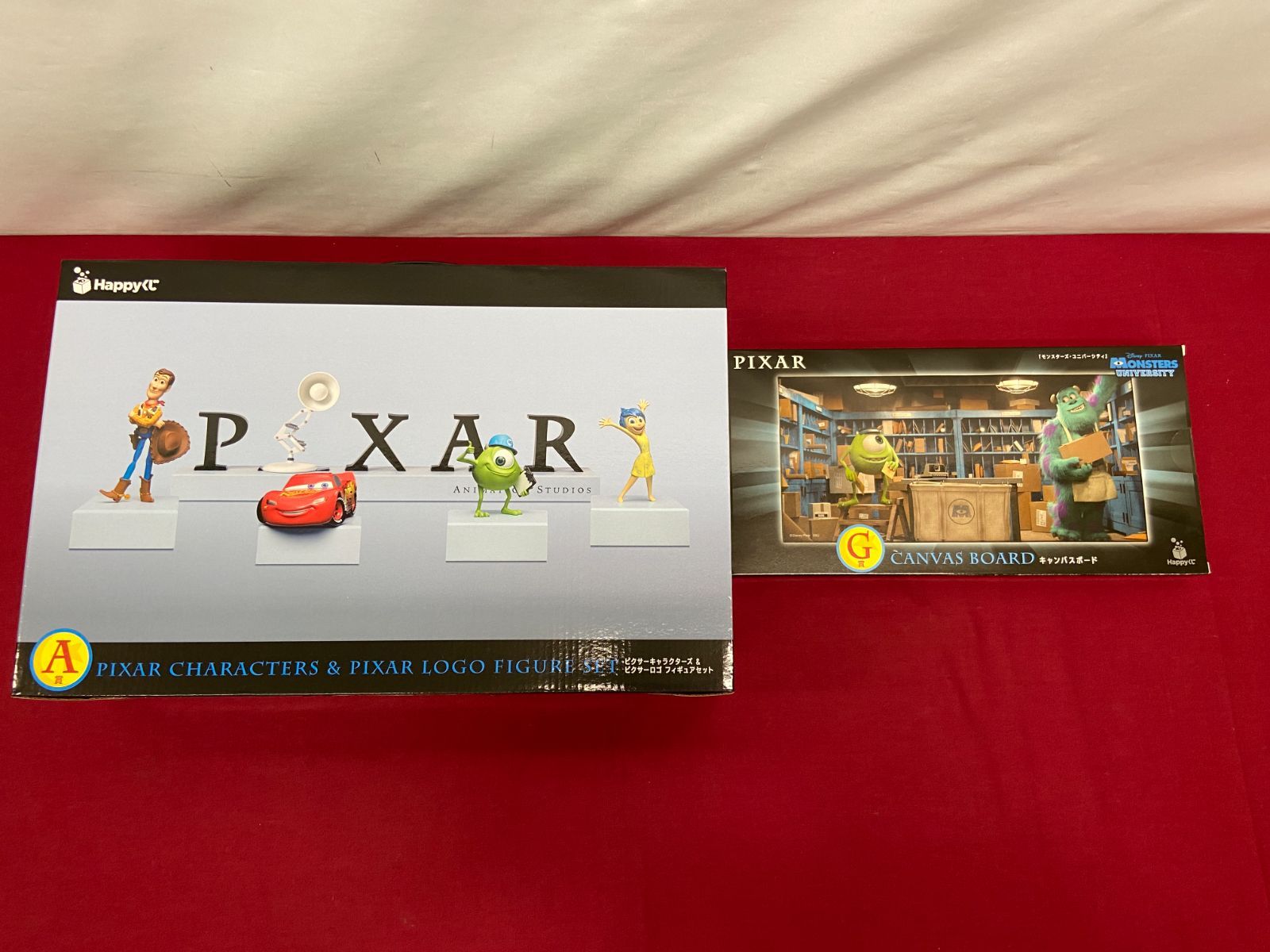 カメ】 【未開封】 Happyくじ PIXAR A賞 ピクサーキャラクターズ