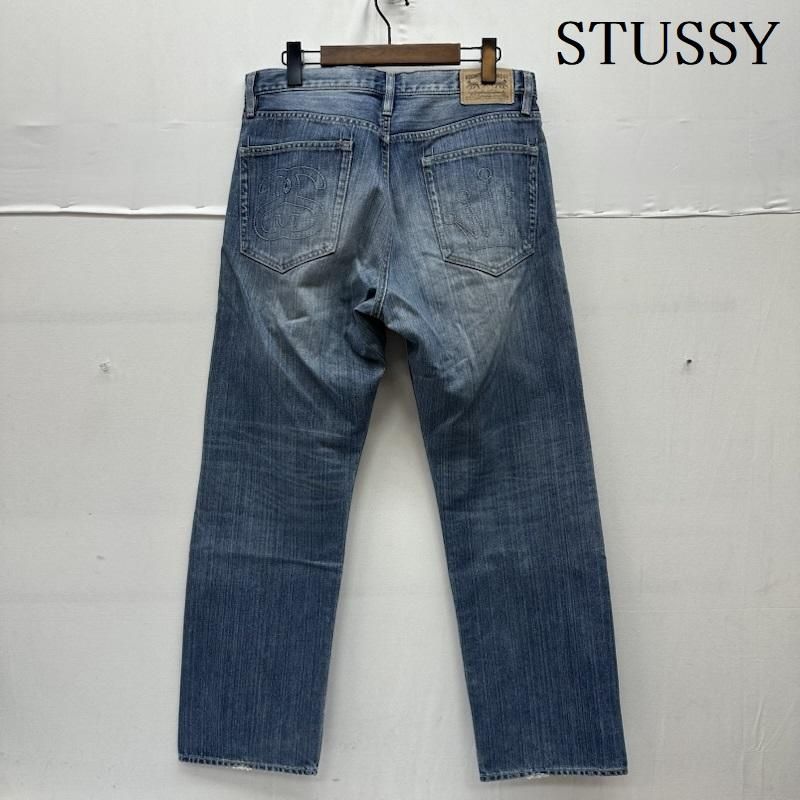 ステューシー STUSSY デニム ペインターダブルニーパンツ レア！stussy 