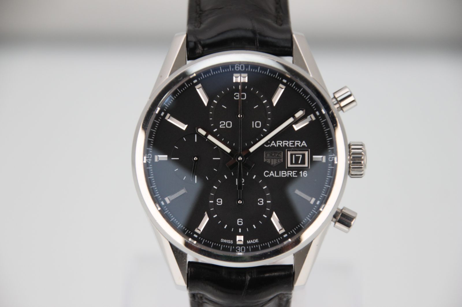 タグホイヤー カレラ クロノグラフ CBK2110.BA0715 Black文字盤 Automatic 41mm 腕時計 Bランク