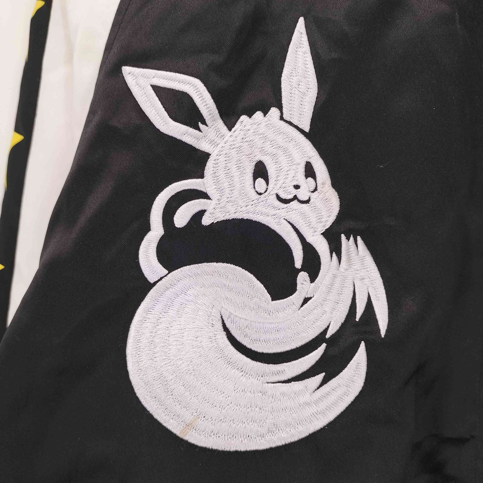 ユーズドフルギ USED古着 両面キャラクター刺繍 スカジャン メンズ