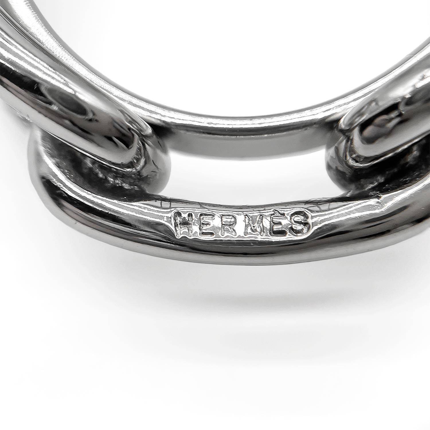 HERMES エルメス ルガテ シェーヌダンクル スカーフリング レガート
