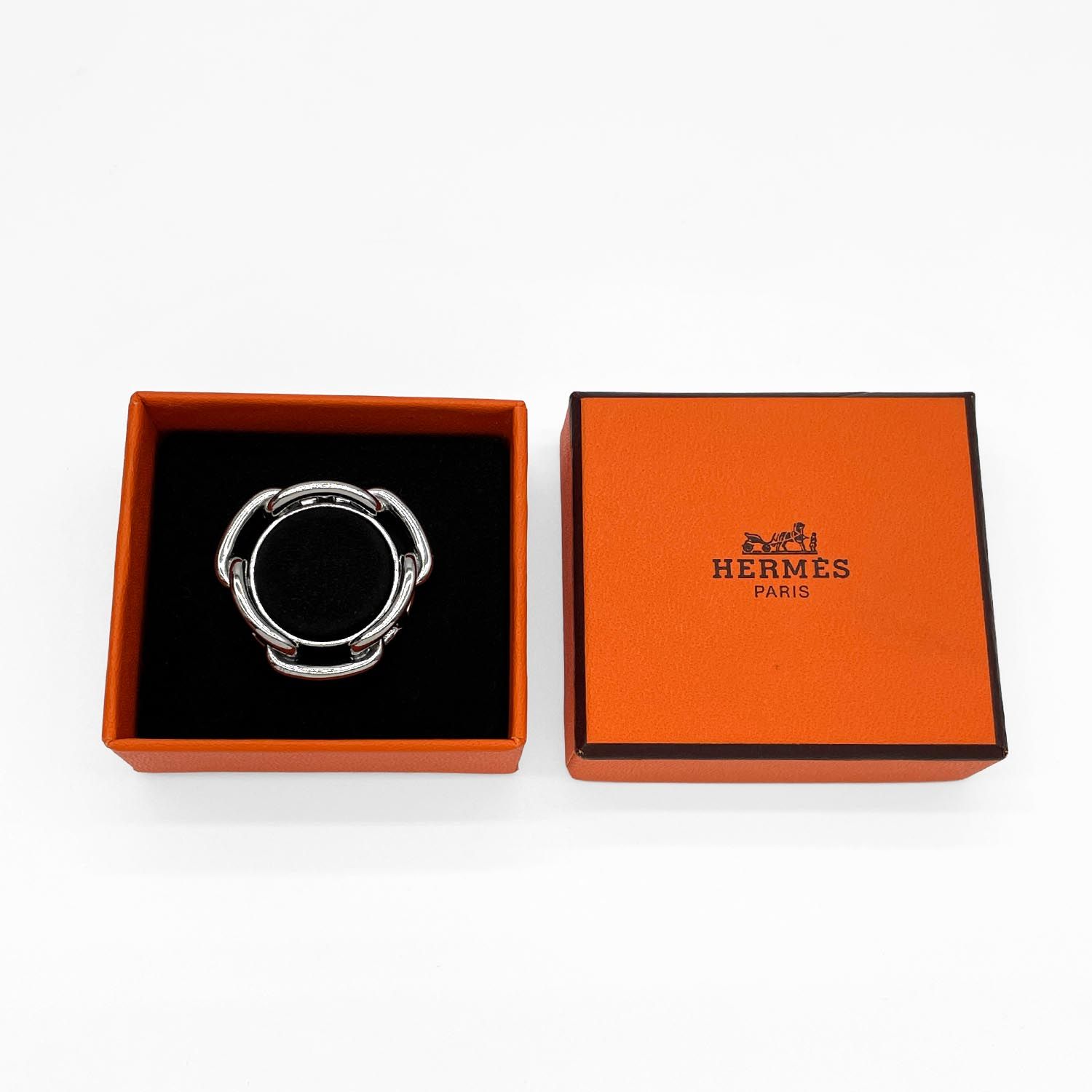 HERMES エルメス ルガテ シェーヌダンクル スカーフリング レガート