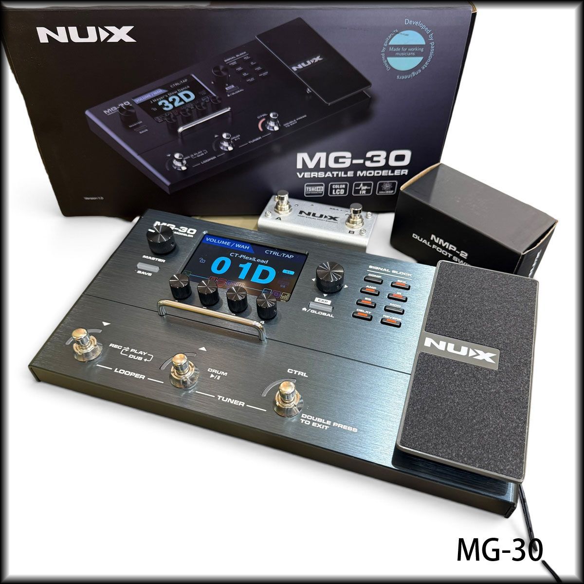 NUX MG-30 ギターエフェクター NUX MG-30 ギターエフェクター【公式通販】
