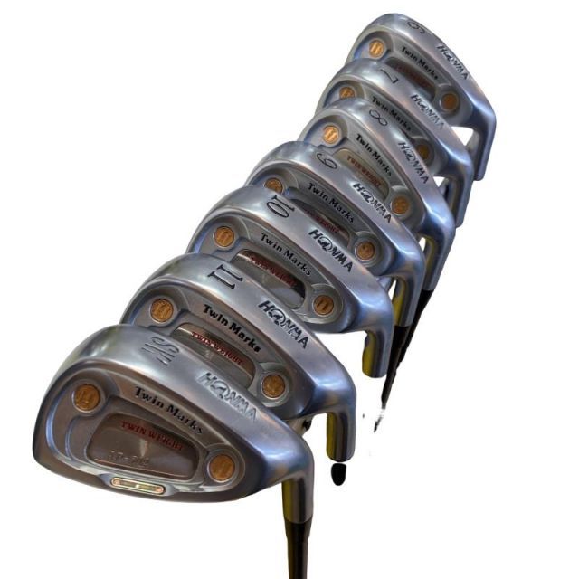 【中古】 本間ゴルフ Twin Marks AP-502 8S アイアンセット IR 1S Twin Kick Doric F＆F (フレックスその他) メンズ 男性用 右利き 右用 Cランク ゴルフクラブ