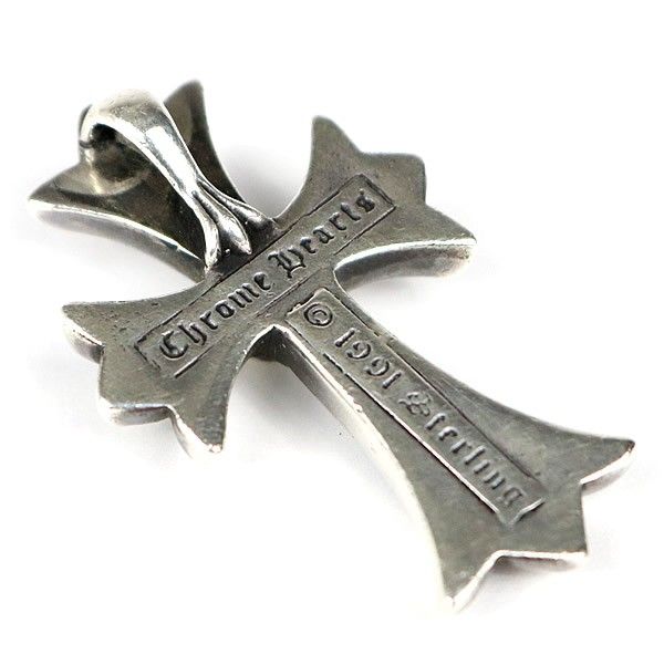 CHROME HEARTS 銀座店 クロムハーツ スモールクロス ペンダント トップ メンズ シルバー SV925 103953 CHROME HEARTS 銀座店 クロムハーツ スモールクロス ペンダント トップ