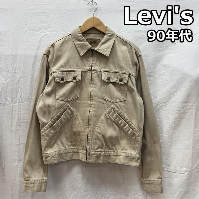 リーバイス 90年代 ビンテージ 日本製 70727-31 ジップアップ ワーク ジャケット 90s VINTAGE メンズ M ISItems【USED】【古着】【中古】50163834