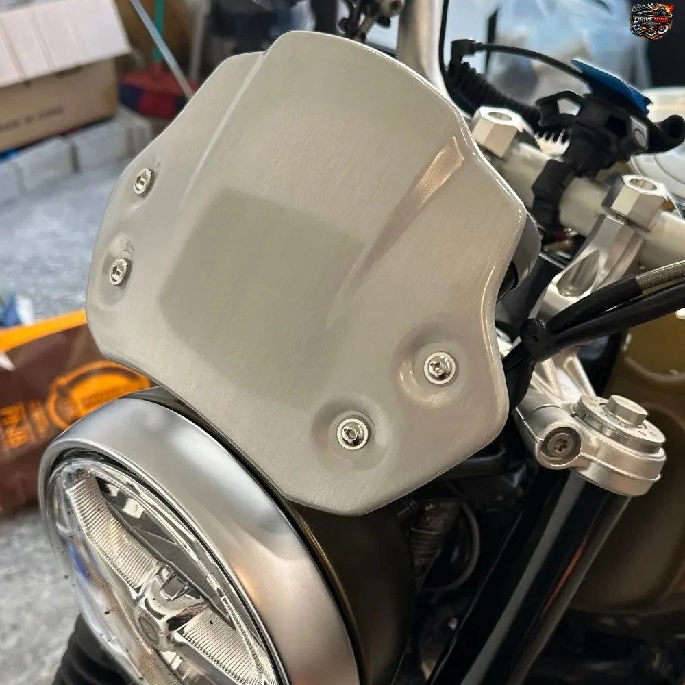 BMW R9T スクランブラーレーサー R9T ピュアアーバン 2014-2023用ウインドシールド RナインT ウインドスクリーン アルミ製ウインドディフレ 8,421円