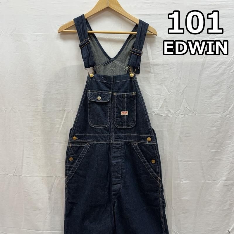 EDWIN101デニムオールインワンつなぎOne-O-Oneエドウィン エドウィン 101 ONE-O-ONE デニム オーバーオール つなぎ メンズ