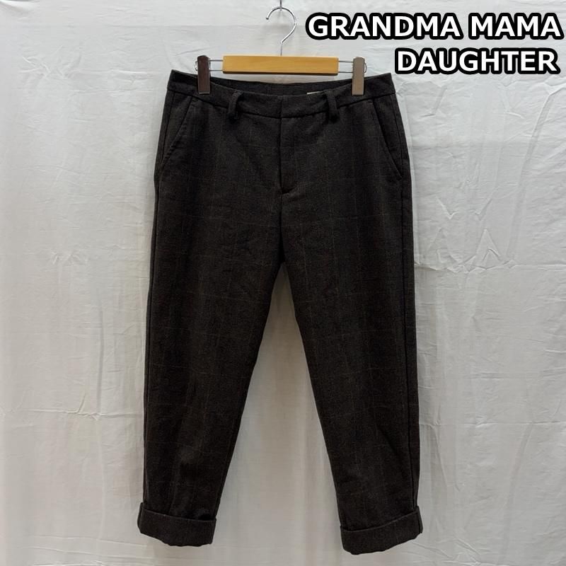 グランマママドーター ウール チェック ノータック スラックス パンツ LOT-GP183 レディース 2 ISItems【USED】【古着】【中古】50164268 7,040円